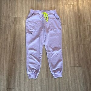Figs Zamora lavender dew scrub pants women’s medium petite
